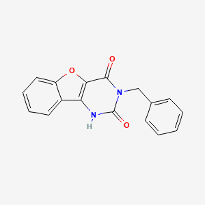 3-benzylbenzofuro[3,2-d]pyrimidine-2,4(1H,3H)-dione
