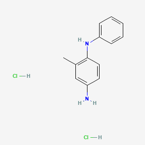 2-Methyl-1-N-phenylbenzene-1,4-diamine;dihydrochloride