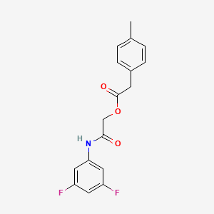 2-((3,5-Difluorophenyl)amino)-2-oxoethyl 2-(p-tolyl)acetate