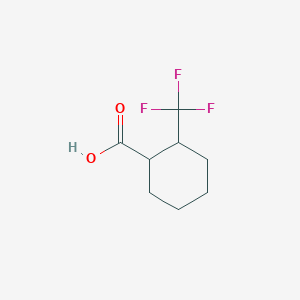 molecular formula C8H11F3O2 B2511960 2-(Trifluoromethyl)cyclohexanecarboxylic acid CAS No. 384-20-3