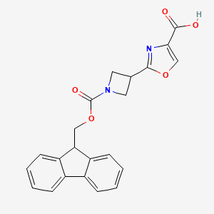 2-[1-(9H-Fluoren-9-ylmethoxycarbonyl)azetidin-3-yl]-1,3-oxazole-4-carboxylic acid