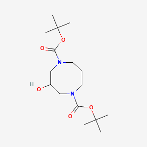1,5-(Di-Boc)-3-hydroxy-1,5-diazocane
