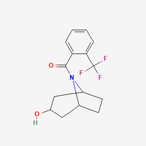 (3-Hydroxy-8-azabicyclo[3.2.1]octan-8-yl)-[2-(trifluoromethyl)phenyl]methanone