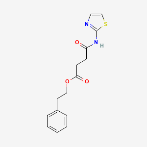 2-Phenylethyl 4-oxo-4-(1,3-thiazol-2-ylamino)butanoate