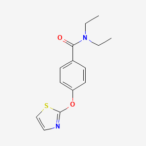 N,N-diethyl-4-(thiazol-2-yloxy)benzamide