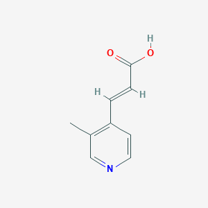 molecular formula C9H9NO2 B2512127 3-(3-Methylpyridin-4-yl)prop-2-enoic acid CAS No. 1562606-78-3