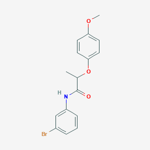 molecular formula C16H16BrNO3 B2512164 N-(3-bromophenyl)-2-(4-methoxyphenoxy)propanamide CAS No. 302806-81-1