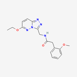 N-((6-ethoxy-[1,2,4]triazolo[4,3-b]pyridazin-3-yl)methyl)-2-(2-methoxyphenyl)acetamide
