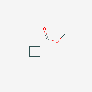 molecular formula C6H8O2 B2512247 Methyl cyclobut-1-ene-1-carboxylate CAS No. 40628-41-9