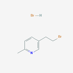 B2512280 5-(2-Bromoethyl)-2-methylpyridine;hydrobromide CAS No. 2361635-27-8