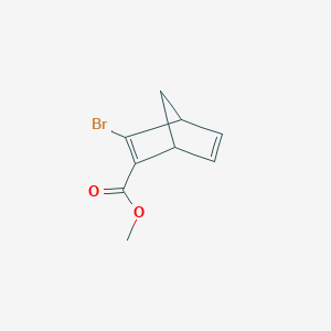 molecular formula C9H9BrO2 B2512335 Methyl 3-bromobicyclo[2.2.1]hepta-2,5-diene-2-carboxylate CAS No. 70509-96-5