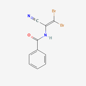 molecular formula C10H6Br2N2O B2512384 N-(2,2-dibromo-1-cyanovinyl)benzamide CAS No. 201988-92-3