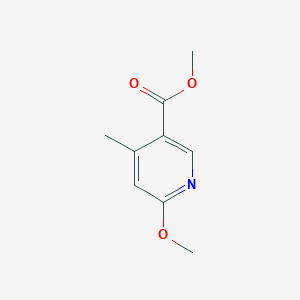 molecular formula C9H11NO3 B2512414 Methyl 6-methoxy-4-methylnicotinate CAS No. 1355229-36-5