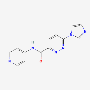 6-(1H-imidazol-1-yl)-N-(pyridin-4-yl)pyridazine-3-carboxamide