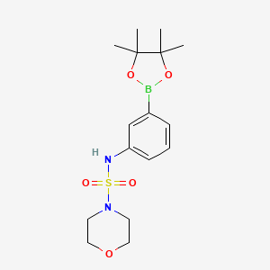 4-Morpholinesulfonamide, N-[3-(4,4,5,5-tetramethyl-1,3,2-dioxaborolan-2-yl)phenyl]-