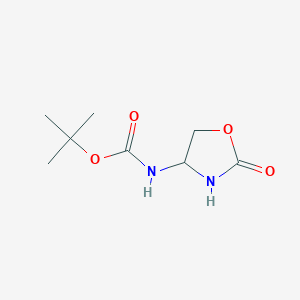 molecular formula C8H14N2O4 B2512596 Tert-butyl N-(2-oxo-1,3-oxazolidin-4-YL)carbamate CAS No. 911795-60-3