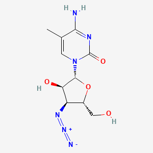 molecular formula C10H14N6O4 B2512616 3'-Azido-3'-deoxy-5-methylcytidine 