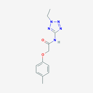 molecular formula C12H15N5O2 B251272 N-(2-ethyl-2H-tetraazol-5-yl)-2-(4-methylphenoxy)acetamide 