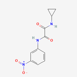 molecular formula C11H11N3O4 B2512725 N1-cyclopropyl-N2-(3-nitrophenyl)oxalamide CAS No. 941984-29-8