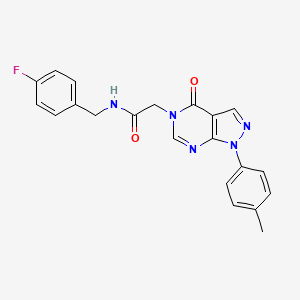 N-(4-fluorobenzyl)-2-(4-oxo-1-(p-tolyl)-1H-pyrazolo[3,4-d]pyrimidin-5(4H)-yl)acetamide