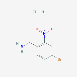 (4-Bromo-2-nitrophenyl)methanamine hydrochloride