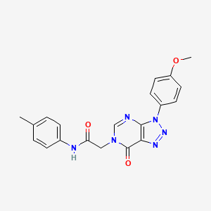 2-(3-(4-methoxyphenyl)-7-oxo-3H-[1,2,3]triazolo[4,5-d]pyrimidin-6(7H)-yl)-N-(p-tolyl)acetamide