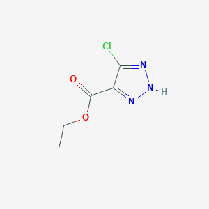 ethyl 5-chloro-1H-1,2,3-triazole-4-carboxylate