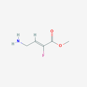molecular formula C5H8FNO2 B2512968 Methyl 4-amino-2-fluorobut-2-enoate CAS No. 2288032-85-7