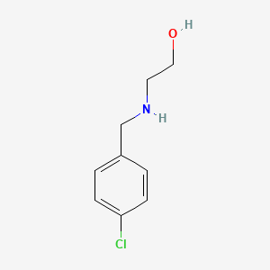 molecular formula C9H12ClNO B2512988 2-(4-Chloro-benzylamino)-ethanol CAS No. 40172-04-1