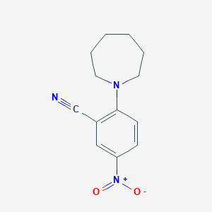 2-Azepan-1-yl-5-nitrobenzonitrile