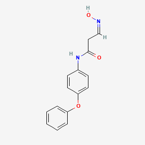 3-(hydroxyimino)-N-(4-phenoxyphenyl)propanamide