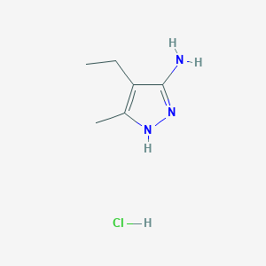 4-Ethyl-3-methyl-1H-pyrazol-5-amine hydrochloride