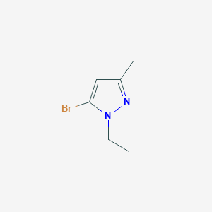 molecular formula C6H9BrN2 B2513178 5-Bromo-1-ethyl-3-methyl-1H-pyrazole CAS No. 1782381-52-5