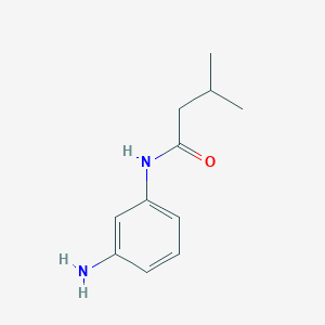 molecular formula C11H16N2O B2513181 N-(3-aminophenyl)-3-methylbutanamide CAS No. 926225-62-9