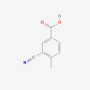 molecular formula C9H7NO2 B2513195 3-Cyano-4-methylbenzoic acid CAS No. 138642-93-0