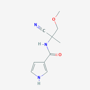 N-(2-Cyano-1-methoxypropan-2-yl)-1H-pyrrole-3-carboxamide