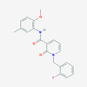 1-(2-fluorobenzyl)-N-(2-methoxy-5-methylphenyl)-2-oxo-1,2-dihydropyridine-3-carboxamide