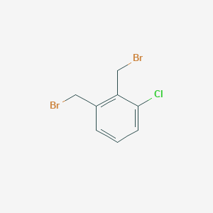 molecular formula C8H7Br2Cl B2513265 1,2-bis(bromomethyl)-3-chlorobenzene CAS No. 22479-40-9