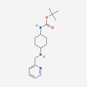 tert-Butyl (1R*,4R*)-4-[(pyridin-2-ylmethyl)amino]-cyclohexylcarbamate