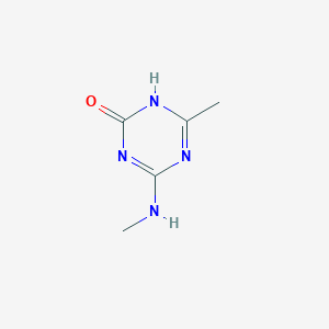 4-Methyl-6-(methylamino)-1,3,5-triazin-2-ol