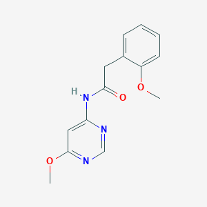 2-(2-methoxyphenyl)-N-(6-methoxypyrimidin-4-yl)acetamide