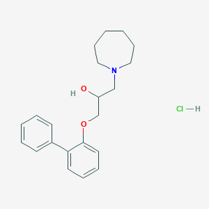 1-([1,1'-Biphenyl]-2-yloxy)-3-(azepan-1-yl)propan-2-ol hydrochloride