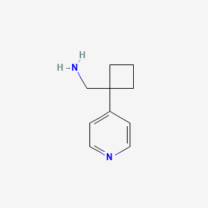 (1-Pyridin-4-ylcyclobutyl)methanamine