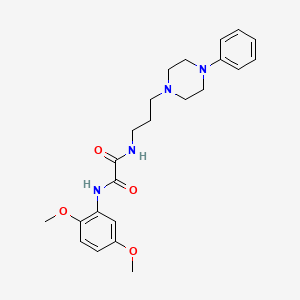N1-(2,5-dimethoxyphenyl)-N2-(3-(4-phenylpiperazin-1-yl)propyl)oxalamide