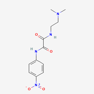 molecular formula C12H16N4O4 B2513566 N1-(2-(dimethylamino)ethyl)-N2-(4-nitrophenyl)oxalamide CAS No. 900000-53-5