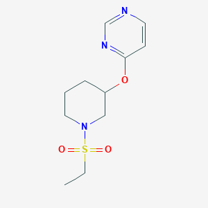 4-((1-(Ethylsulfonyl)piperidin-3-yl)oxy)pyrimidine