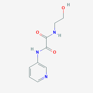 N-(2-hydroxyethyl)-N'-pyridin-3-yloxamide