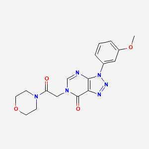 3-(3-methoxyphenyl)-6-(2-morpholino-2-oxoethyl)-3H-[1,2,3]triazolo[4,5-d]pyrimidin-7(6H)-one
