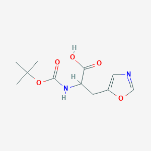 N-(tert-butoxycarbonyl)-3(5-oxazolyl)-DL-alanine