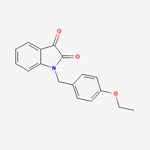 molecular formula C17H15NO3 B2513648 1-(4-ethoxybenzyl)-1H-indole-2,3-dione CAS No. 708992-78-3